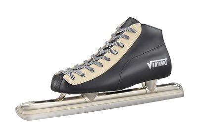 Viking schaats met zwart-beige leren schoen